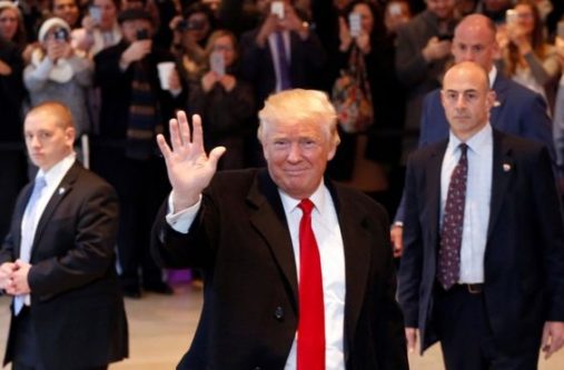 Donald Trump gave an interview to the New York Times on Tuesday