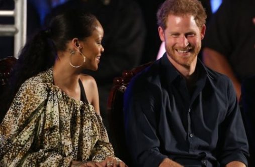 Rihanna and Prince Harry shared the stage at a concert in Barbados