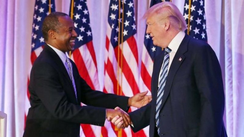 Ben Carson backed Donald Trump after pulling out of the presidential race