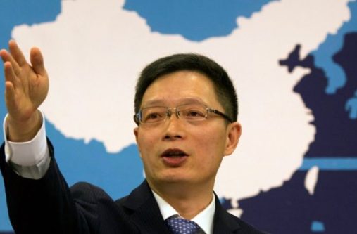 Taiwan Affairs Office spokesman An Fengshan (pictured) warned the One China policy was the "cornerstone" of peace in the Taiwan Strait