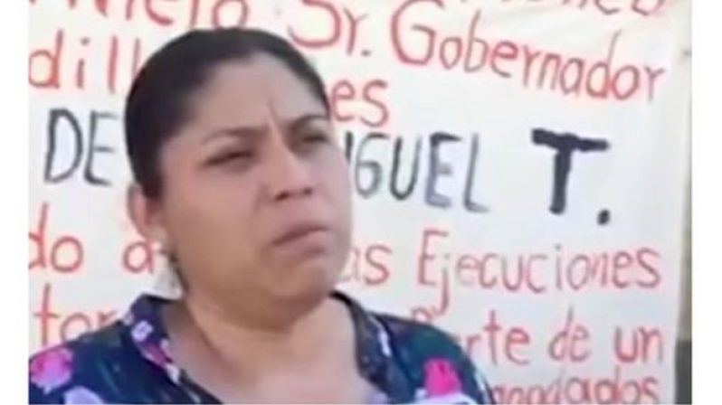 Yadira Guillermo Garcia, the kidnapped engineer's wife, proposed the prisoner swap in a video