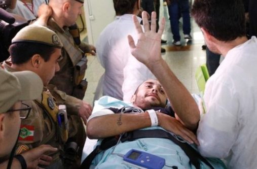 Alan Ruschel arrived in his home town of Chapeco less than a week ago.
