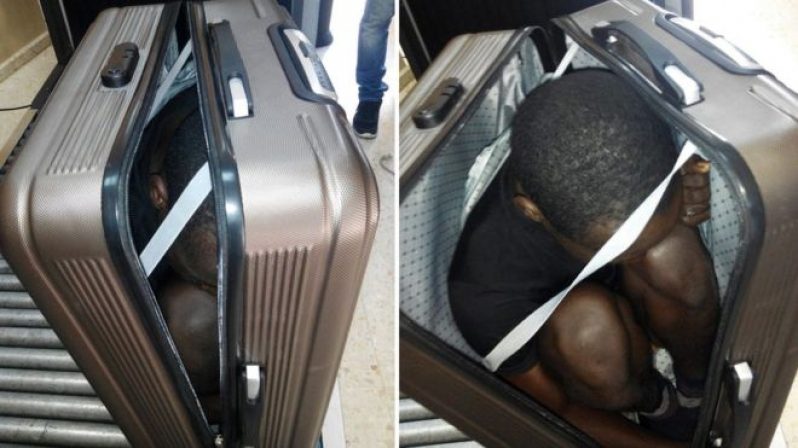 Spanish police in Ceuta released this photo on Sunday
