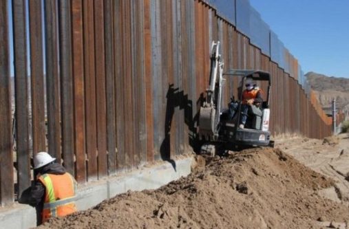 Portions of a barrier have already been built on the US-Mexico border