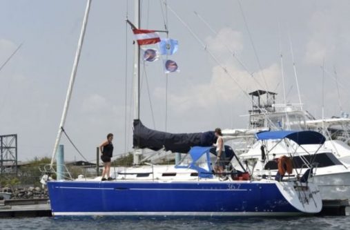 The "Abortion Ship" is at Marina Pez Vela on Guatemala's Pacific coast