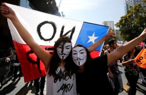 Organisers say more than two million people joined marches across Chile