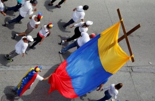 Opposition supporters held a march to commemorate those who have died in the protests