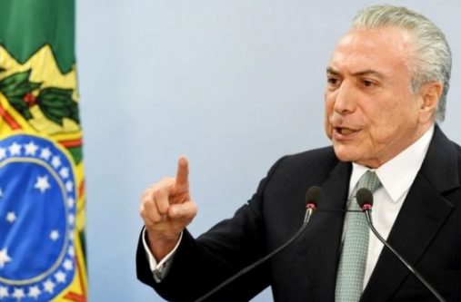 Mr Temer said he would prove his innocence