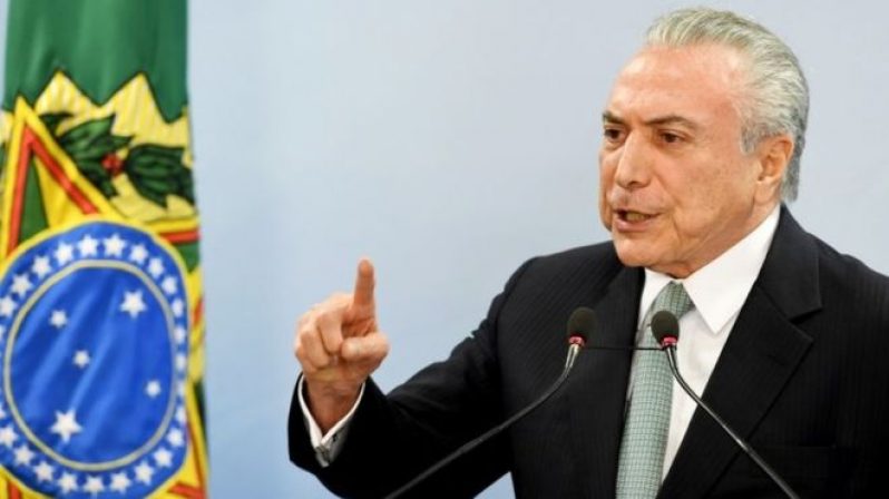 Mr Temer said he would prove his innocence