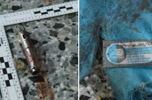 The New York Times says this evidence was gathered at the scene of the attack