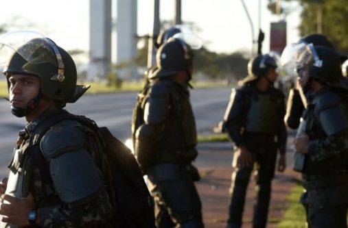 Troops had been ordered in as protests against President Temer grew