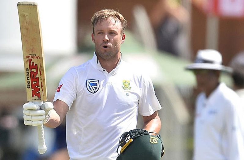 AB de Villiers scored a brilliant century on day three in Port Elizabeth.