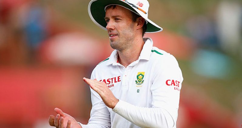 AB de Villiers has not led South Africa in a Test since he was named captain.