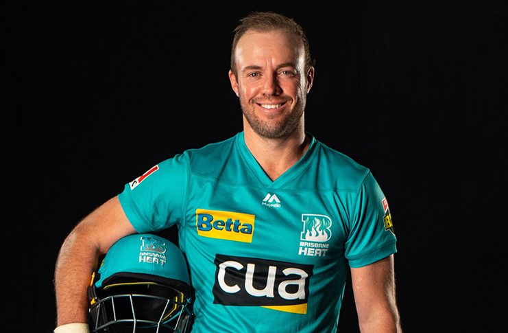Proteas legend AB de Villiers will play for Brisbane Heat in the second half of BBL.