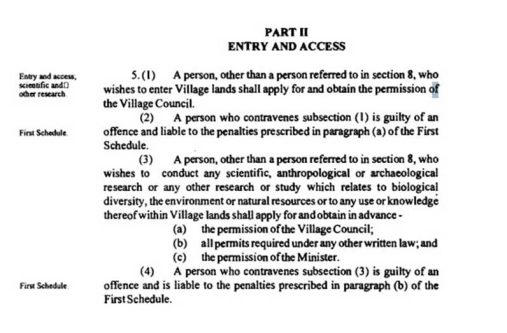 The Amerindian Act of 2006 prevents anyone from entering a titled Amerindian village without permission