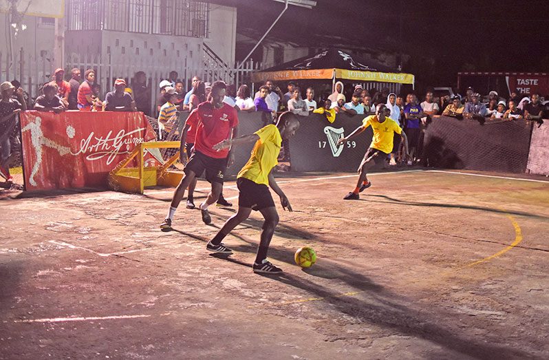 Flashback - Scenes from the earlier action in the Guinness ‘Greatest of the Streets’ Linden edition at the Silvercity hard-court