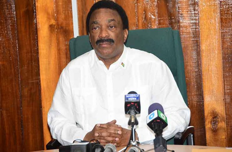 Attorney General and Minister of Legal Affairs, Basil Williams (Adrian Narine Photo)