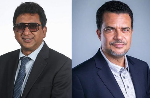 Attorney General Mohabir Anil Nandlall and Attorney Timothy Jonas