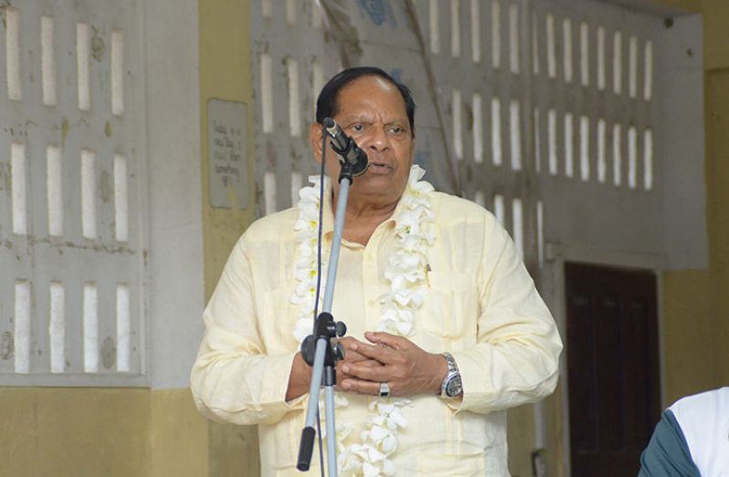 Prime Minister Moses Nagamootoo (Samuel Maughn photo)