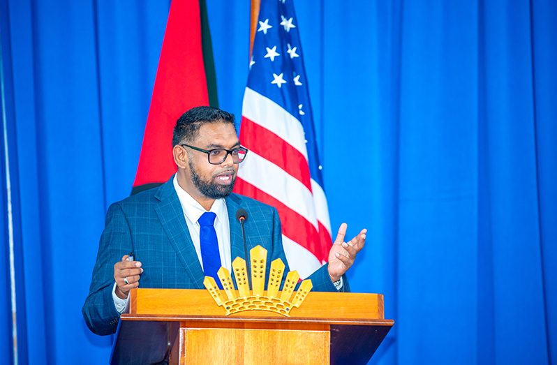 President, Dr. Irfaan Ali (Delano Williams photo)