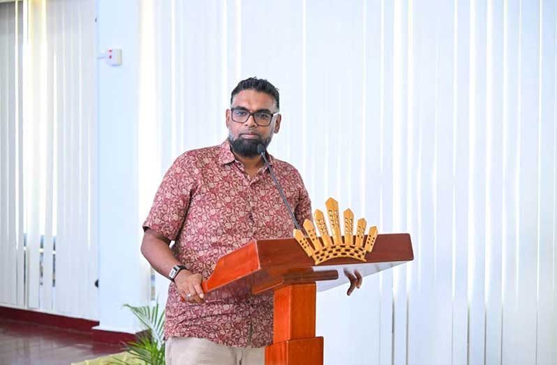 President Dr Irfaan Ali