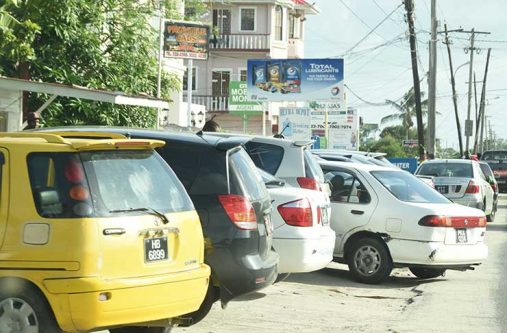 Frontline Taxi Service base at UG Road where the alleged hijacking took place on Tuesday night