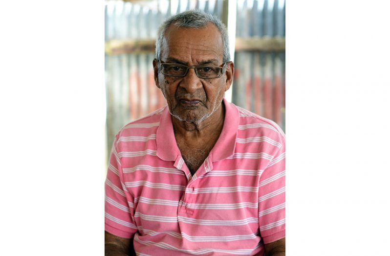 Justice of Peace, Cecil Ramdatt of Experiment Village (Adrian Narine photo)