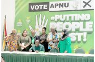 APNU launched its manifesto on Friday