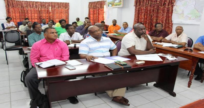 A section of the participants at yesterday’s training programme