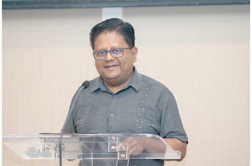 Senior Minister in the Office of the President with responsibility for Finance and the Public Service, Dr. Ashni Singh (Delano Williams photo)