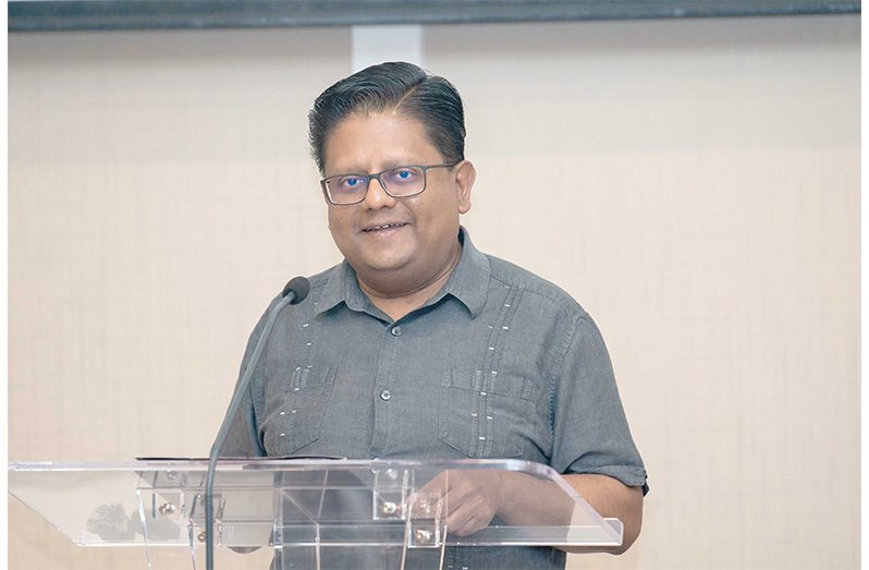 Senior Minister in the Office of the President with responsibility for Finance and the Public Service, Dr. Ashni Singh (Delano Williams photo)