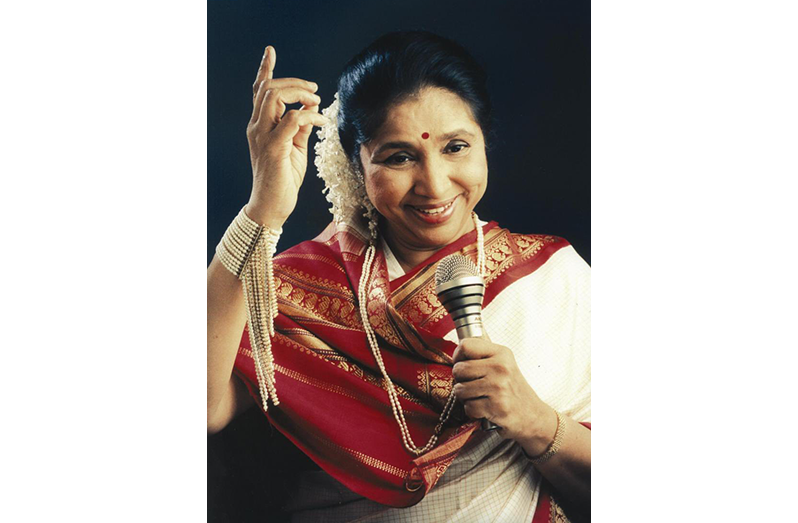 Legendary Bollywood playback singer Asha Bhosle