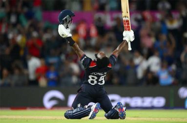 Aaron Jones played two crucial innings for USA at the T20 World Cup this year  •  ICC/Getty Images