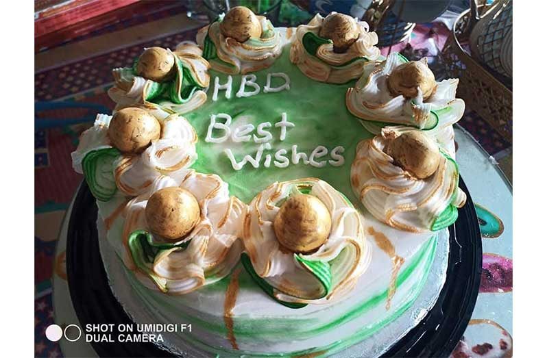 One of the cakes made by Abiola Allen
