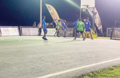 Action from the Berbice Guinness Greatest of the Streets quarter finals