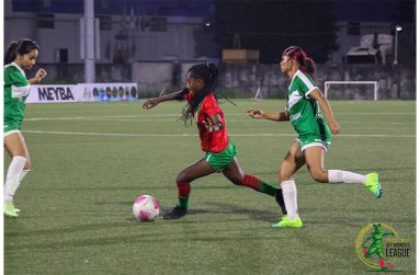 Part of the action in the Women’s Division One League.