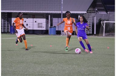 Action from the GFF Women’s Division One League