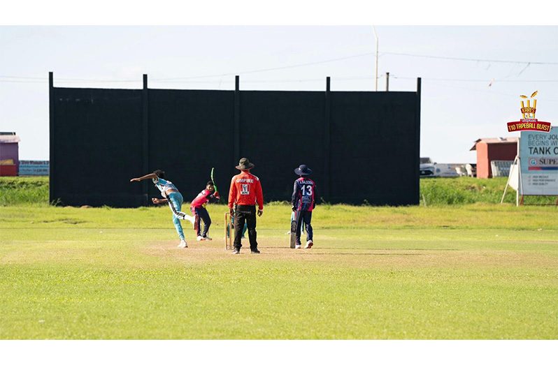 Action at Everest Cricket Club