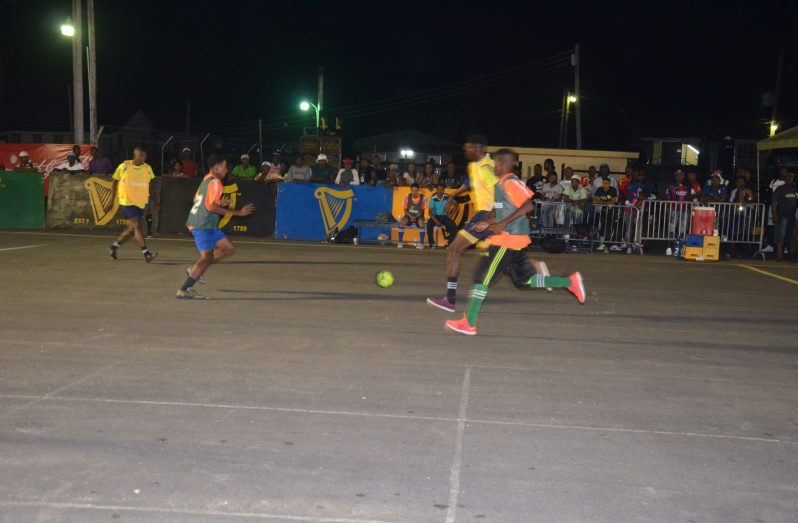 Part of the action in this year’s West Demerara/East Bank Demerara Guinness ‘Greatest of the Streets’ competition.