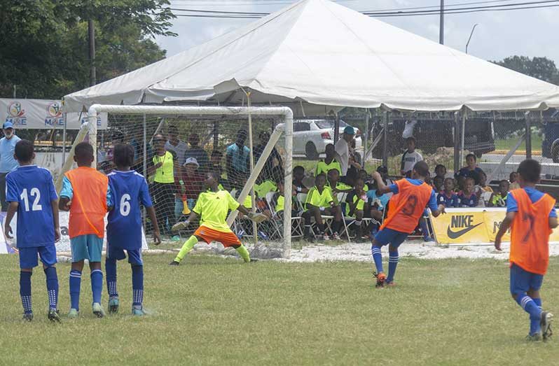 Round two of the Courts Optical Pee Wee tournament is on today at the Ministry of Education Ground (Japheth Savory photo)