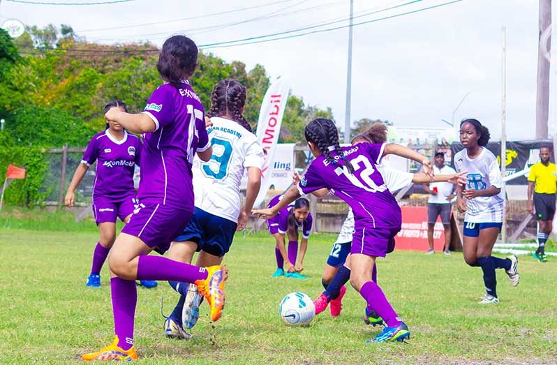 Action resumes today in the ExxonMobil U-14 Boys’ and Girls’ Football Tournament