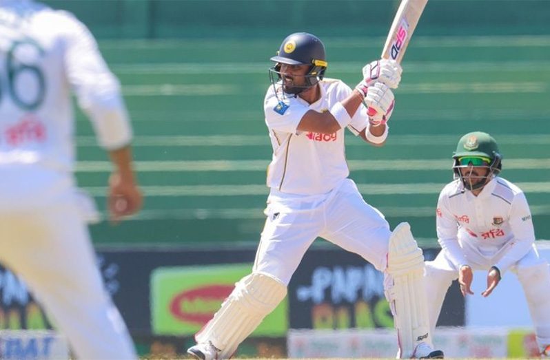 Dinesh Chandimal and Pathum Nissanka added 147 for the second wicket•Sri Lanka Cricket