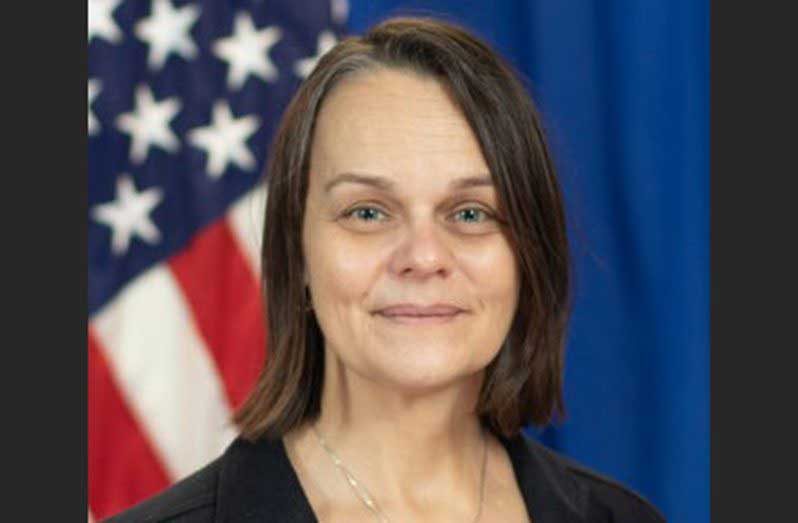 Deputy Chief of Mission of the United States Embassy in Guyana, Adrienne Galanek
