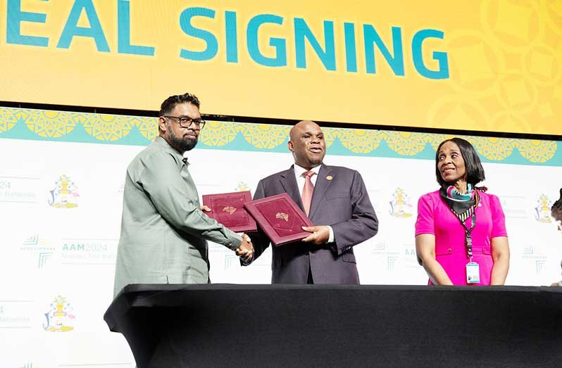 The African Export-Import Bank (Afreximbank), on Thursday, officially handed over its loan proposal to the tune of US$500 million to Guyana, where the bank is set to support the country’s ongoing infrastructural boom