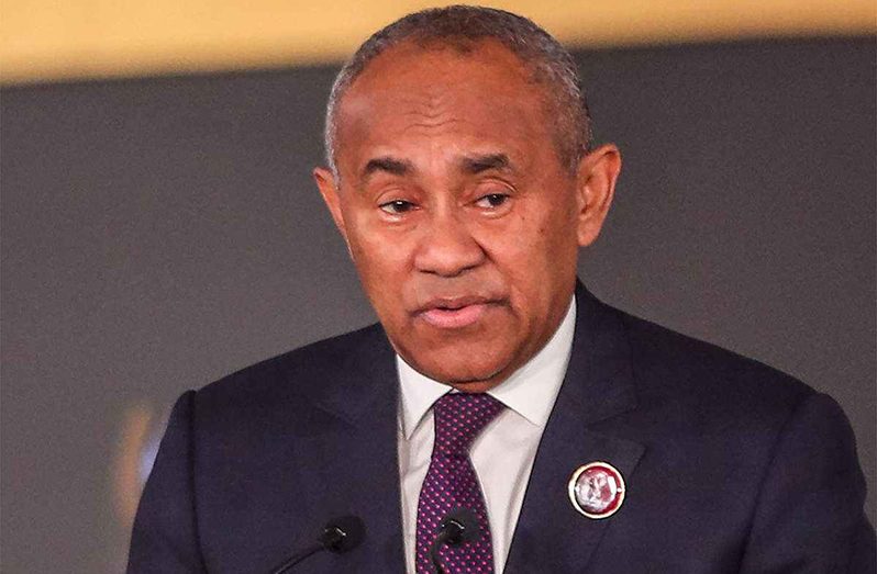 President of the Confederation of African Football Ahmad Ahmad