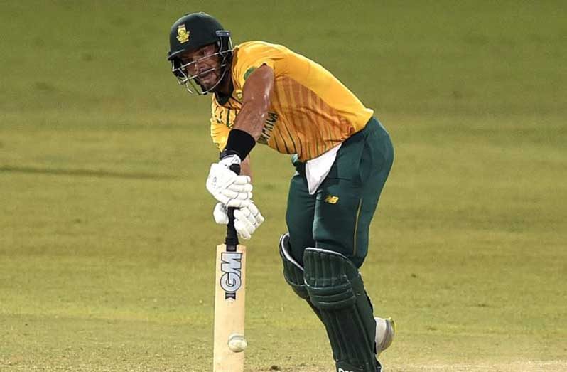Aiden Markram steered South Africa towards a competitive total  Ishara S.Kodikara/AFP/Getty Images