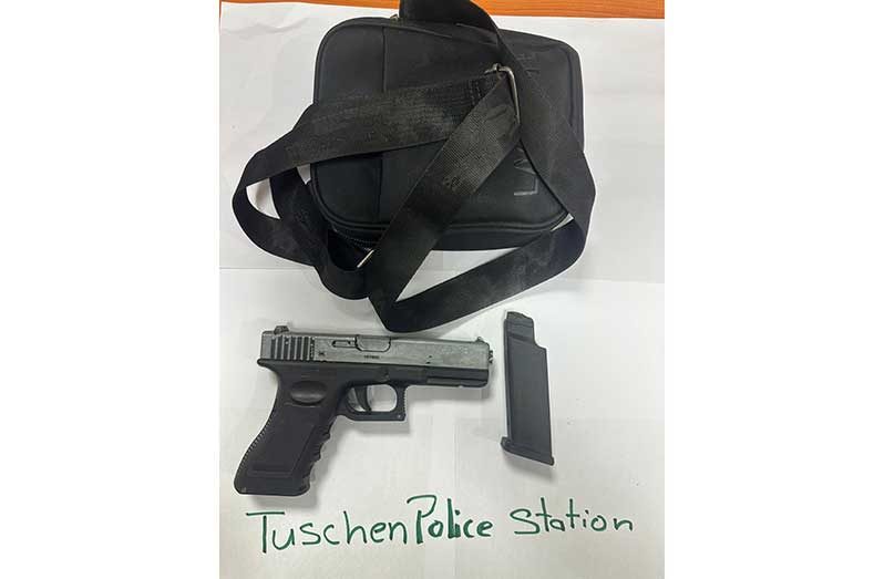 The men were searched, during which a black-and-silver air pistol was reportedly found on the 17-year-old