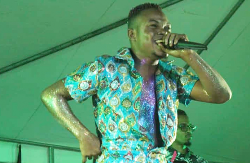 Akeem Alexander performing at the Junior Monarch competitions