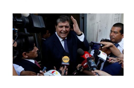 Former Peruvian President Alan Garcia