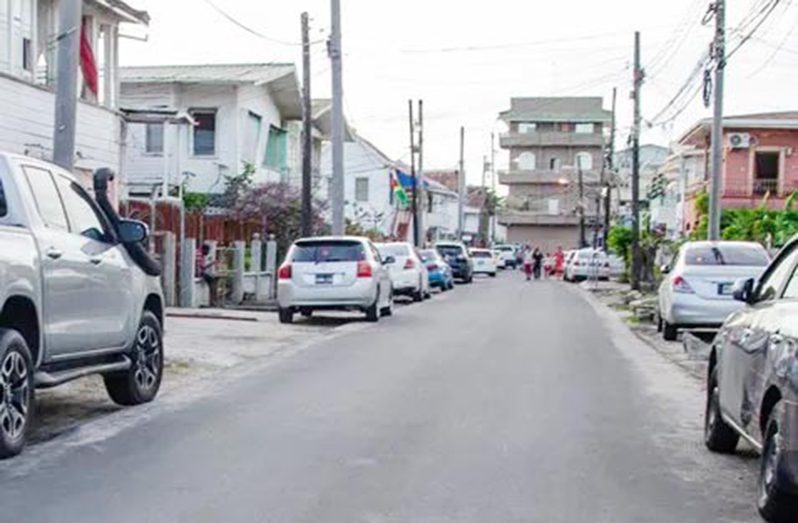 One of the many rehabilitated roads in Georgetown